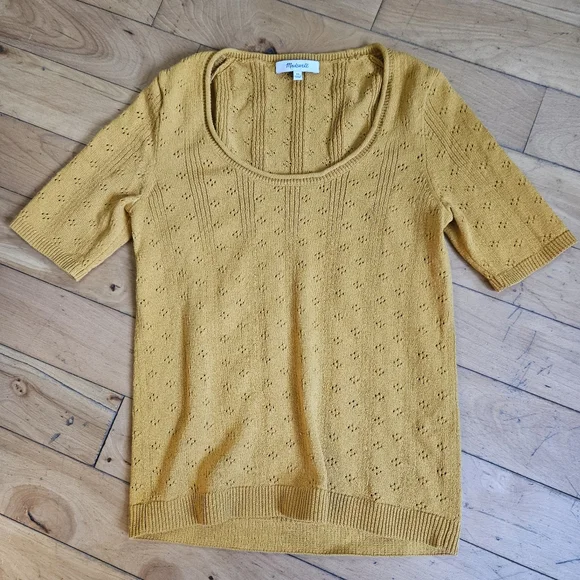 As Seen On TV! Madewell Pointelle Sweater - Picture 8 of 14